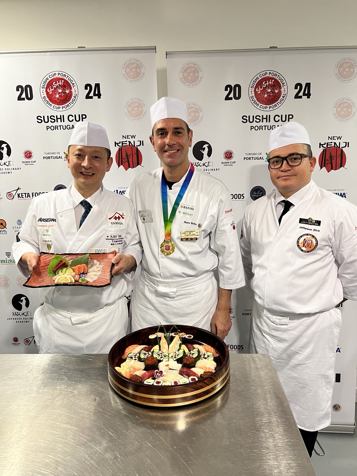 Chef Nuno Brito campeão da Sushi Cup Portugal 2024