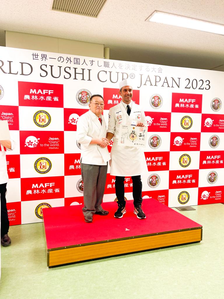 Chef Nuno Brito no World Sushi Cup Japão